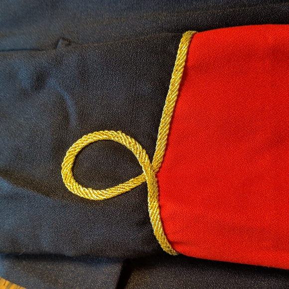 Vintage John Roberts Western Style Navy Red Pants Suit 9/10 Large - Picture 8 of 16